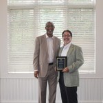 Dean Grant with award recipient, Dr. John Walsh